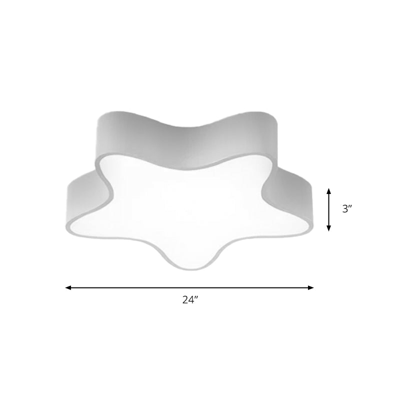 Contemporary Star Ceiling Light for Boys and Girls Bedroom