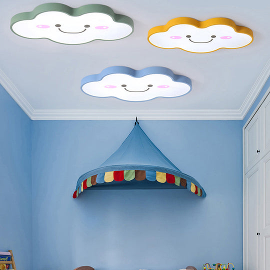 Smiling Cloud Ceiling Light - Children's Nordic Style Acrylic Ceiling Fixture