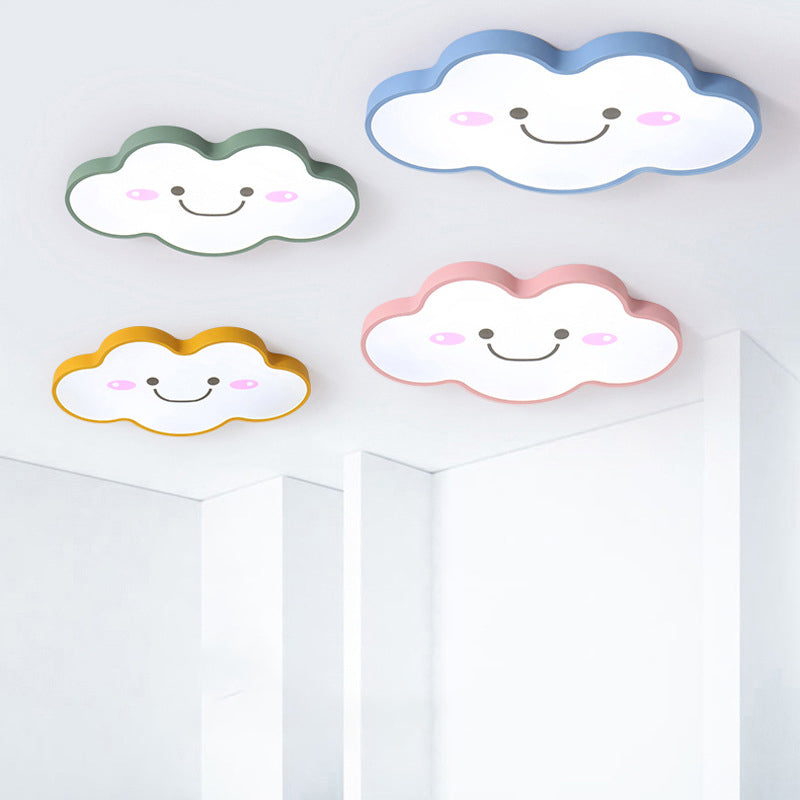 Smiling Cloud Ceiling Light - Children's Nordic Style Acrylic Ceiling Fixture