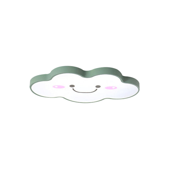 Smiling Cloud Ceiling Light - Childrens Nordic Style Acrylic Fixture