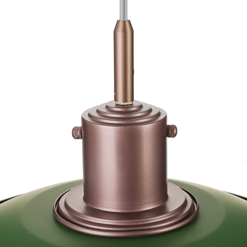 Modern Nordic Style 1-Head Hanging Pendant Lamp in Sleek Black/Silver