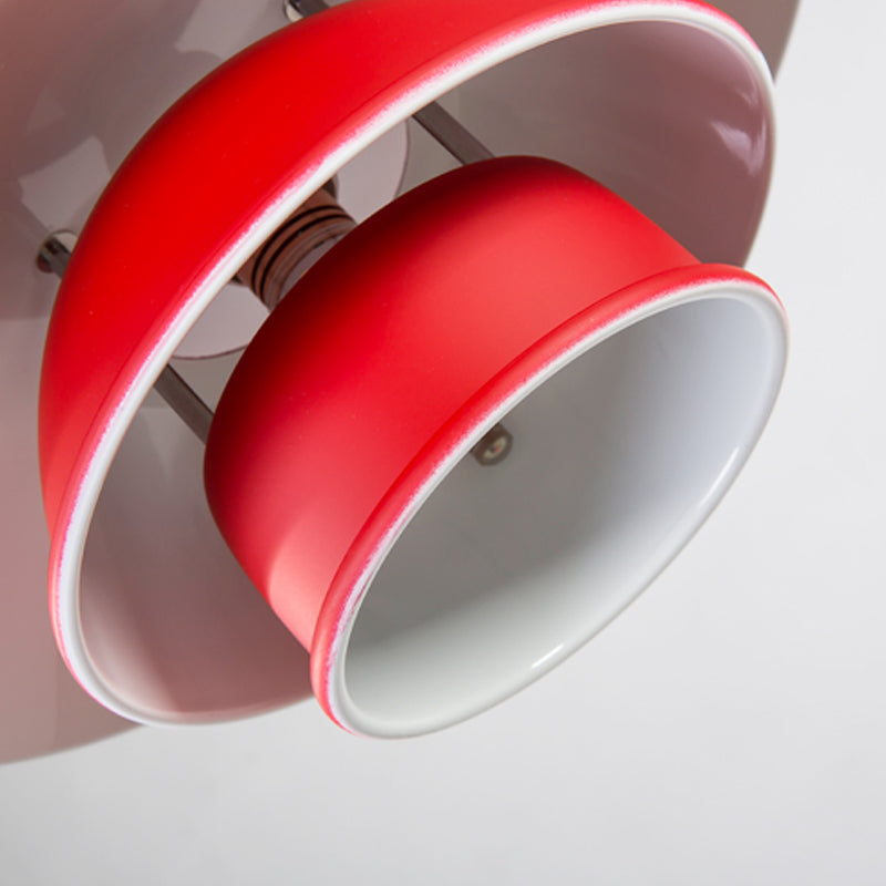 Modern Nordic Style 1-Head Hanging Pendant Lamp in Sleek Black/Silver