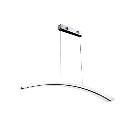 Modern Acrylic Led Pendant Light - 37.5 Wide Warm/White/Natural