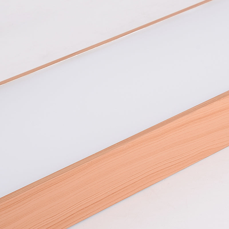 Modern Wooden Pendant Light with LED, Available in 3 Sizes and 3 Light Colors