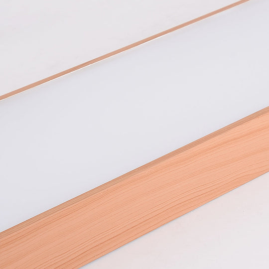 Modern Wooden Pendant Light with LED, Available in 3 Sizes and 3 Light Colors