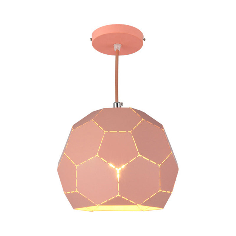 Geometric Nordic Style Metal Pendant Lamp in 5 Colors