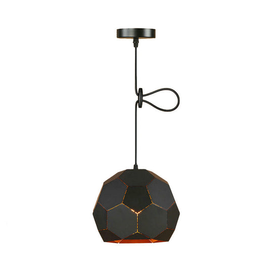 Geometric Nordic Style Metal Pendant Lamp in 5 Colors