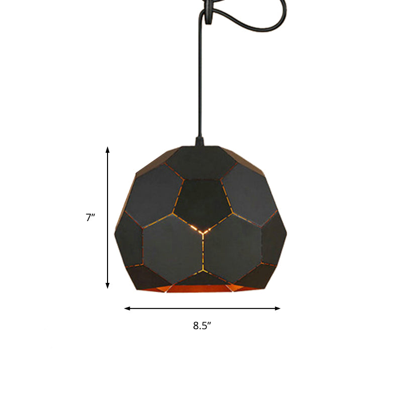 Nordic Geometric Hanging Light Fixture In Multiple Vibrant Colors