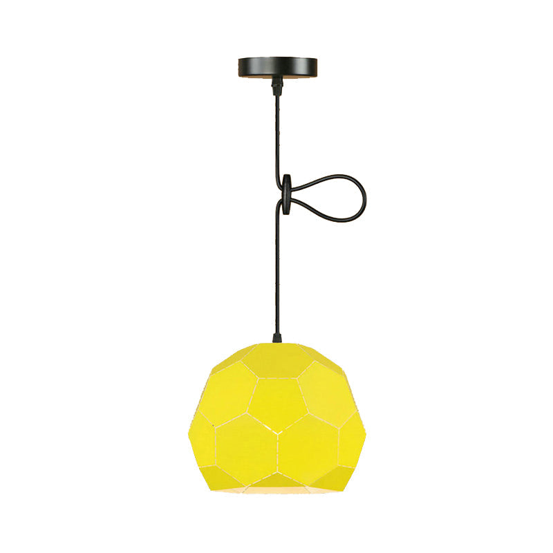 Geometric Nordic Style Metal Pendant Lamp in 5 Colors