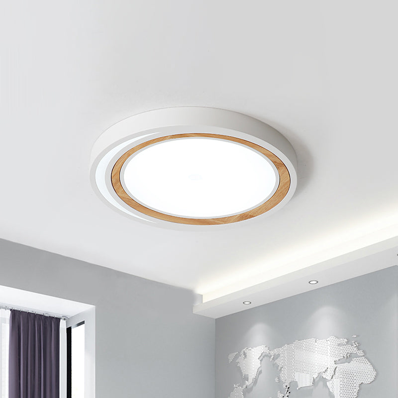 LED Macaron Style Ceiling Lamp for Boys and Girls Bedroom - Acrylic Circle Ceiling Mount Light