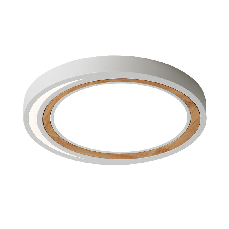 LED Macaron Style Ceiling Lamp for Boys and Girls Bedroom - Acrylic Circle Ceiling Mount Light