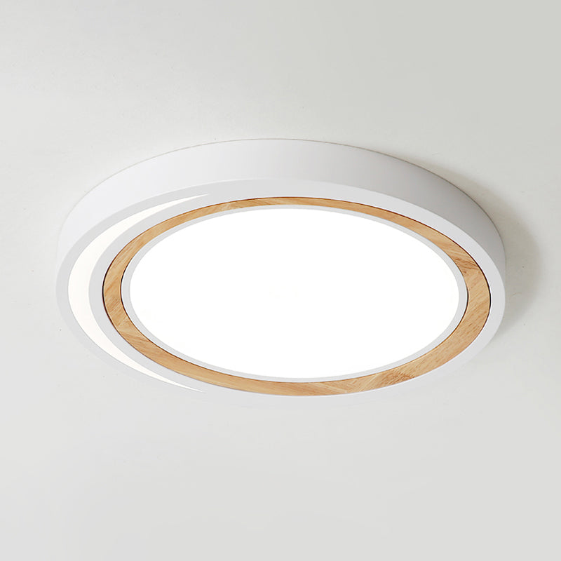 LED Macaron Style Ceiling Lamp for Boys and Girls Bedroom - Acrylic Circle Ceiling Mount Light