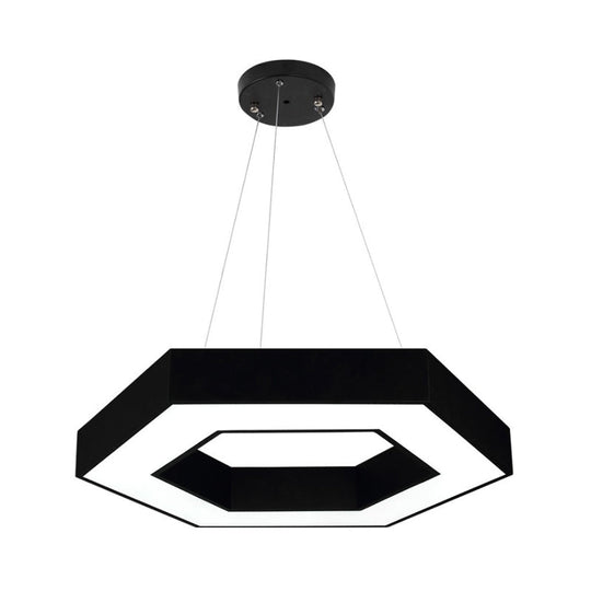 Honeycomb Led Pendant Light In Contemporary Green/Blue/Red With White/Warm/Natural Glow