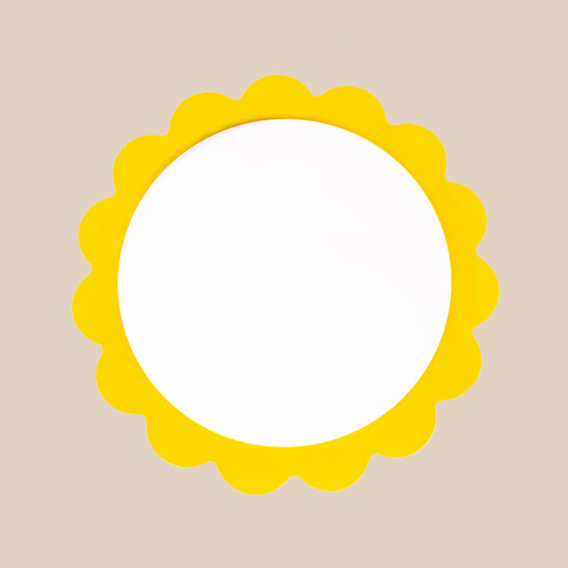 Plafonnier à motif de fleurs de dessin animé pour couloir et salle de bain