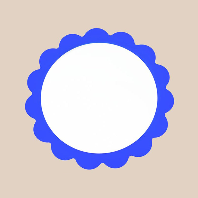 Plafonnier à motif de fleurs de dessin animé pour couloir et salle de bain