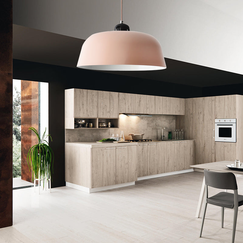 Macaron Barn-Shaped Hanging Pendant Light In Blue/Green/Yellow/Pink Ideal For Nursing Room Or