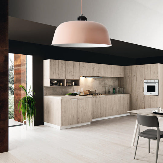 Macaron Barn-Shaped Hanging Pendant Light In Blue/Green/Yellow/Pink Ideal For Nursing Room Or