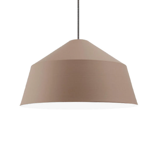 Nordic Metallic Pendant Lamp with Adjustable Cord for Hotel- Undertint Barn Light