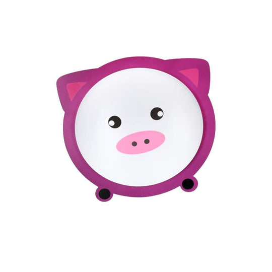Cartoon Animal Shaped Ceiling Mount Light - Metal Flush Light for Nurseries and Corridors