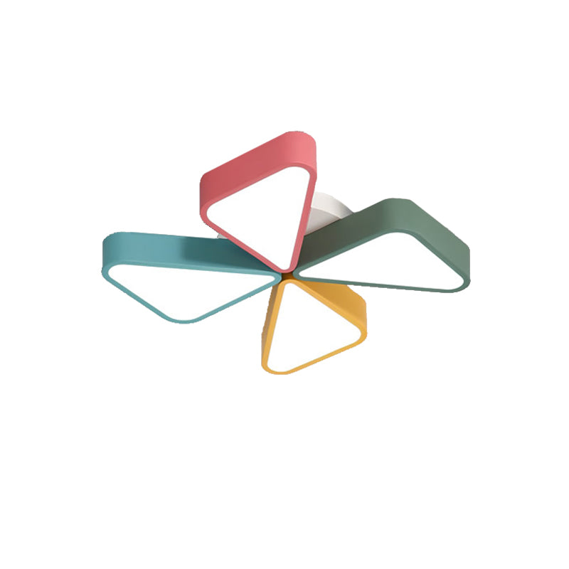 Cartoon Metal Flush Mount Light for Kindergarten Bathroom Ceiling