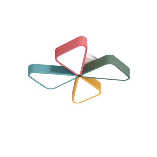 Cartoon Metal Flush Mount Light for Kindergarten Bathroom Ceiling