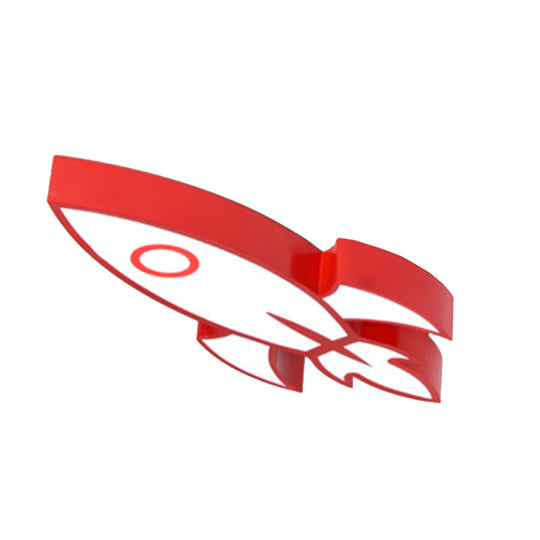 Contemporary Space themed Ceiling Light for Child's Bedroom - Acrylic Mount