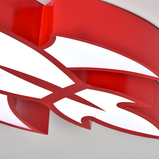 Contemporary Space themed Ceiling Light for Child's Bedroom - Acrylic Mount