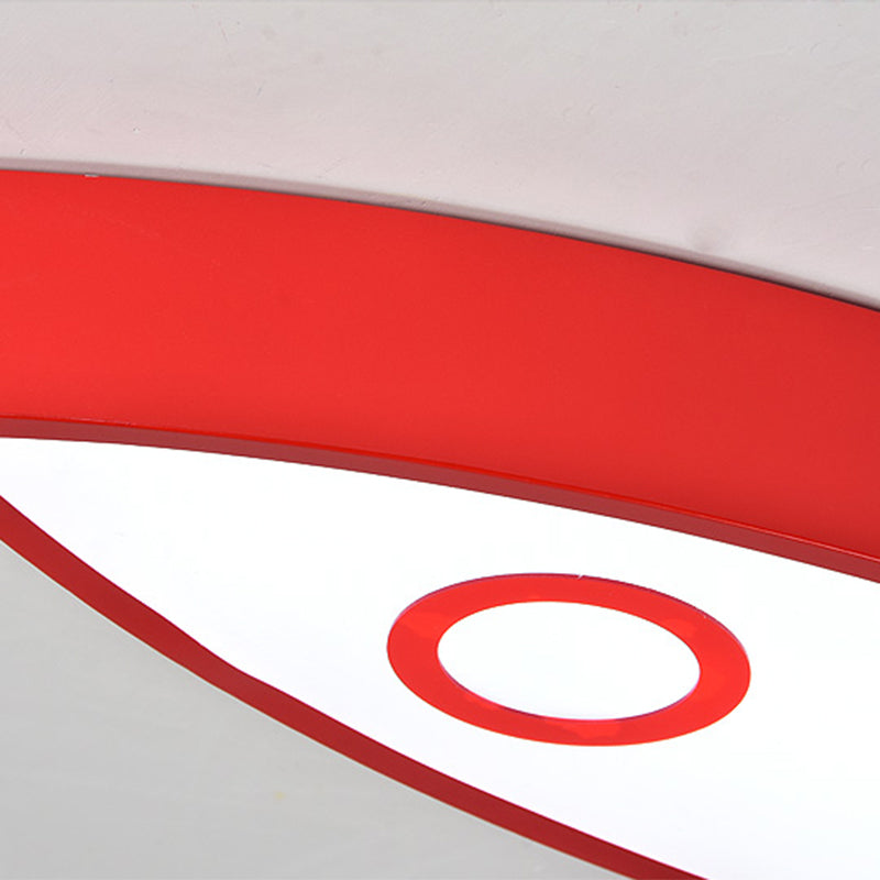 Contemporary Space themed Ceiling Light for Child's Bedroom - Acrylic Mount