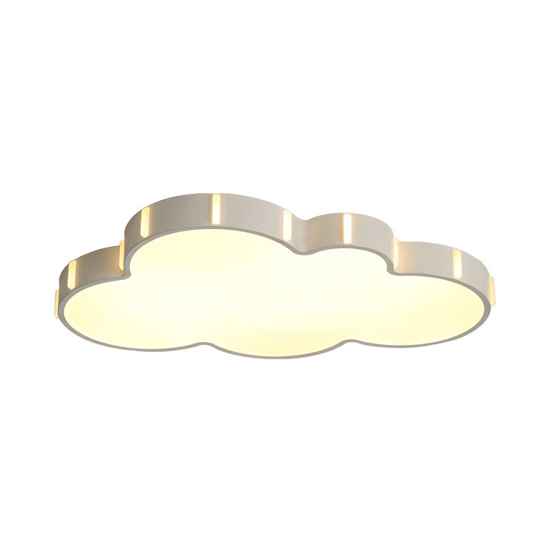 Modern Acrylic Cloud Ceiling Light For Adult Bedroom In White