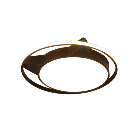 Cat Shaped Ceiling Light for Bedroom Décor - Animal Design, Acrylic Flush Mount