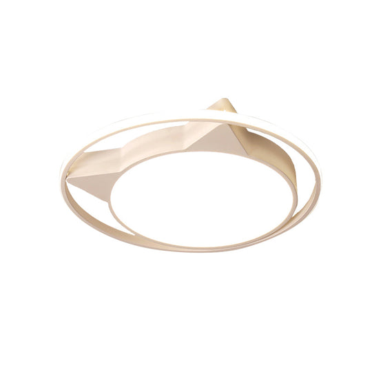 Cat Shaped Ceiling Light for Bedroom Décor - Animal Design, Acrylic Flush Mount