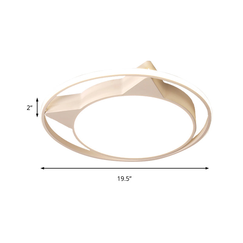 Cat Shaped Ceiling Light for Bedroom Décor - Animal Design, Acrylic Flush Mount