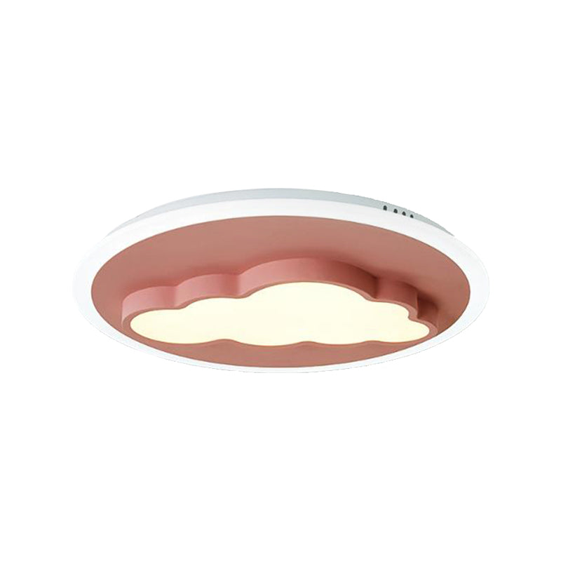 Nordic Cloud Metal Ceiling Lamp - Flush Mount for Child's Bedroom