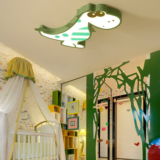 Cute Dragon LED Ceiling Light for Boys Bedroom