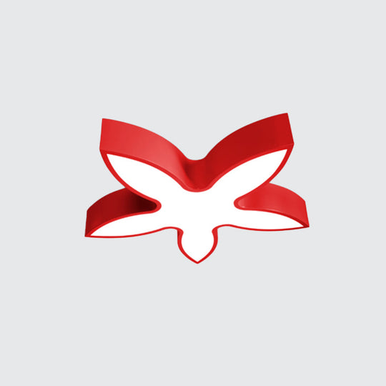 Plafonnier LED étoilé pour enfants avec abat-jour en acrylique blanc/rouge/jaune