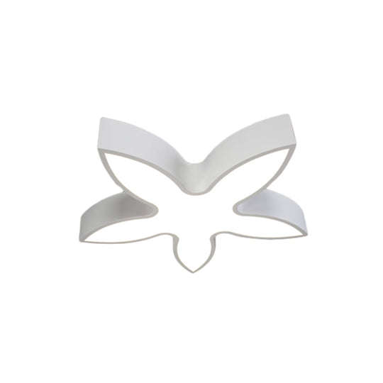 Plafonnier LED étoilé pour enfants avec abat-jour en acrylique blanc/rouge/jaune