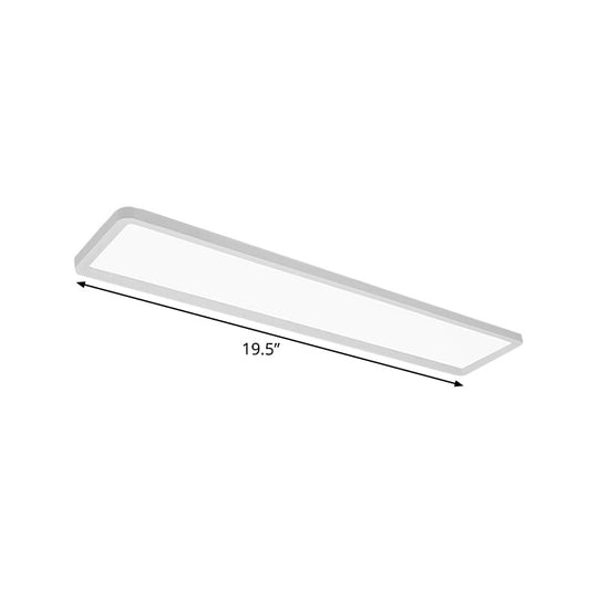 Ultrathin LED Flush Mount Ceiling Lamp - 16"/19.5"/31.5" - Warm/White Light Options
