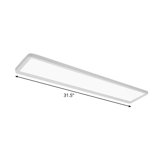 Ultrathin Led Flush Mount Ceiling Lamp - 16/19.5/31.5 Warm/White Light Options