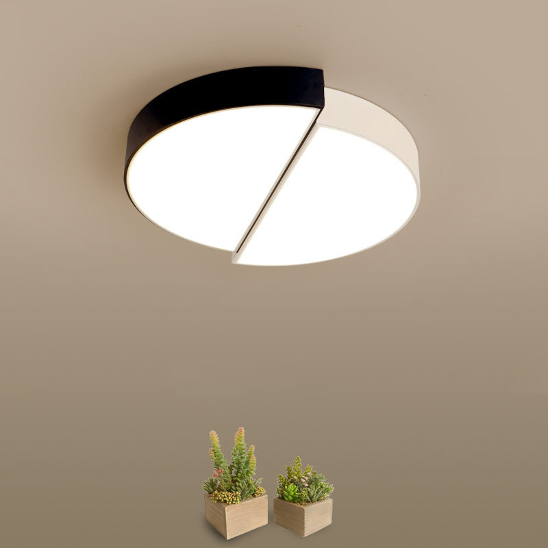 11/19/23 Nordic Acrylic Led Ceiling Lamp - Black-White Flush Mount For Bedroom White / 11