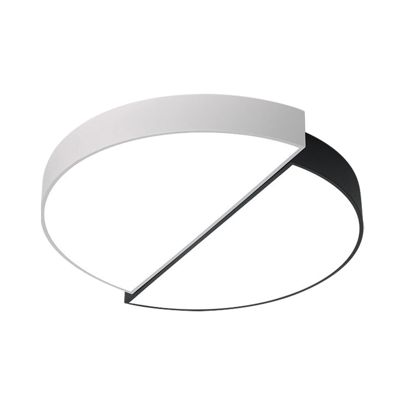 11/19/23 Nordic Acrylic Led Ceiling Lamp - Black-White Flush Mount For Bedroom