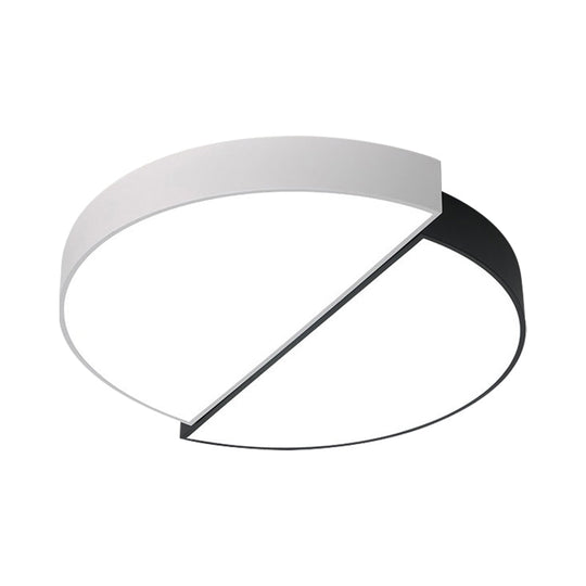 11/19/23 Nordic Acrylic Led Ceiling Lamp - Black-White Flush Mount For Bedroom