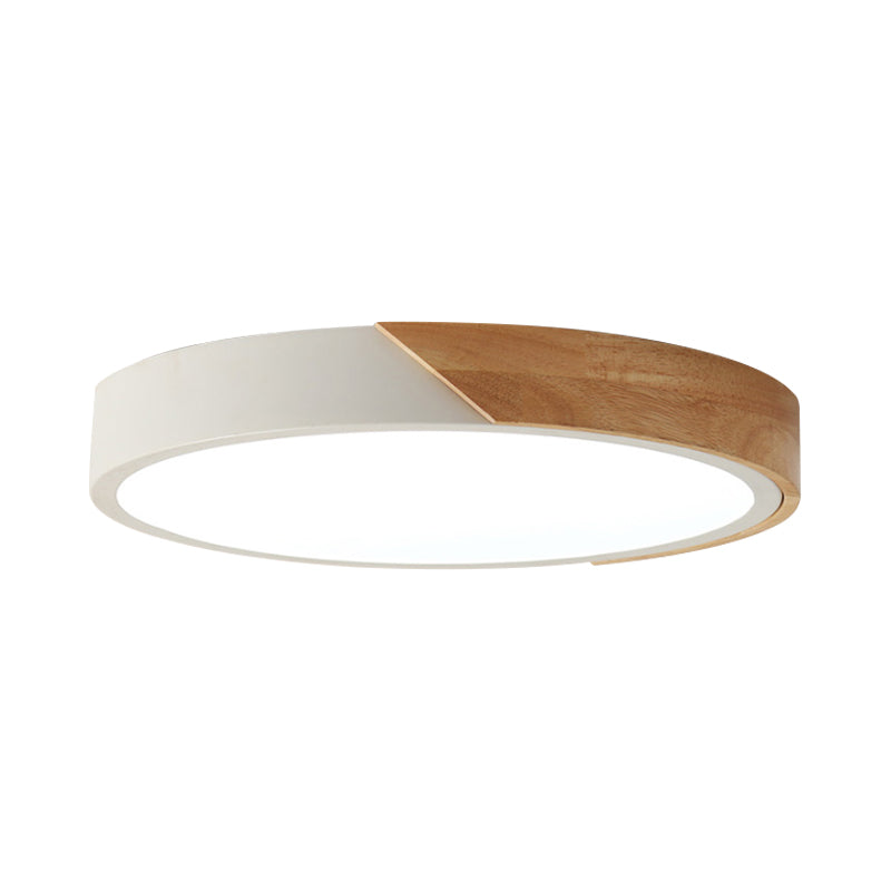 Modern Flush Mount LED Ceiling Light - Disc Shape | Available in Multiple Sizes and Finishes