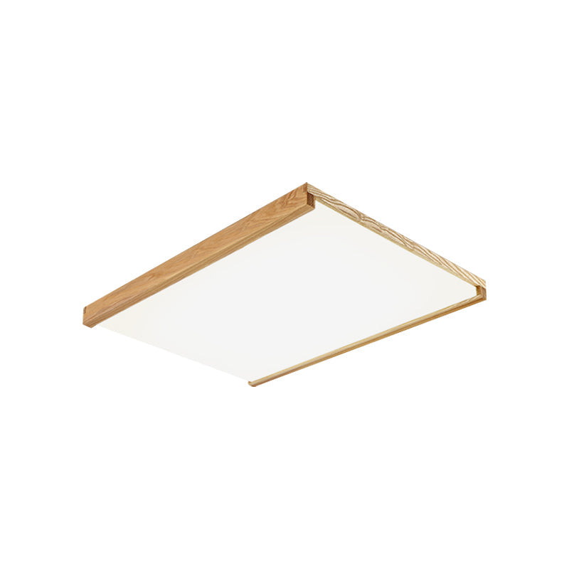 Nordic Square Flushmount LED Ceiling Light in Warm/White Light - 14.5"/25.5"/38" Wide Acrylic Fixture for Hotel