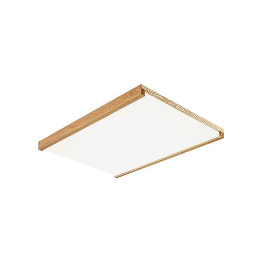 Nordic Square Flushmount LED Ceiling Light in Warm/White Light - 14.5"/25.5"/38" Wide Acrylic Fixture for Hotel
