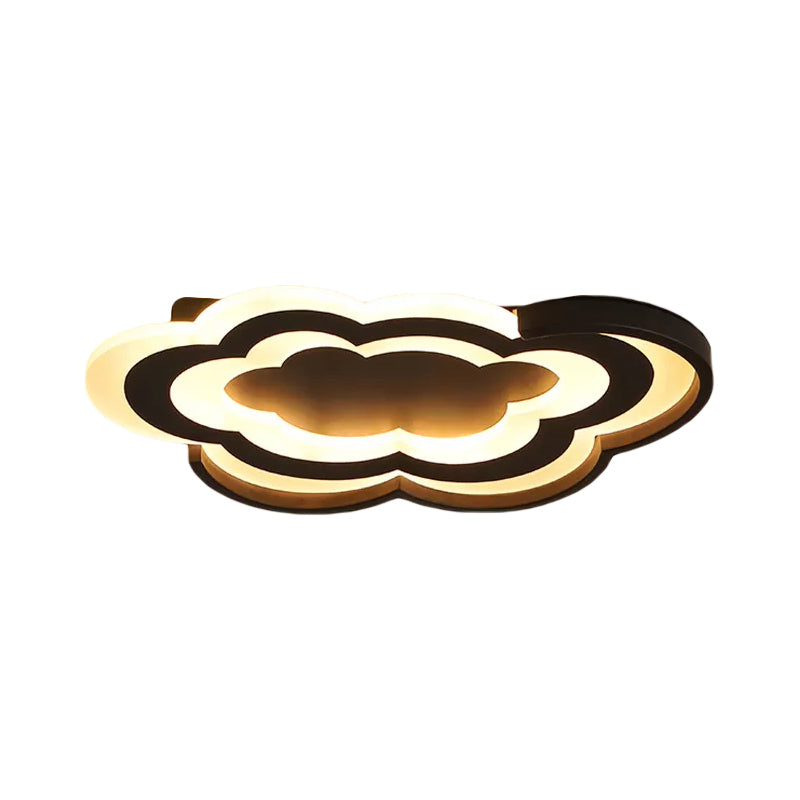 Plafonnier à LED Cloud Kindergarten avec couvercle en acrylique pour protéger les yeux