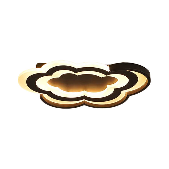 Plafonnier à LED Cloud Kindergarten avec couvercle en acrylique pour protéger les yeux