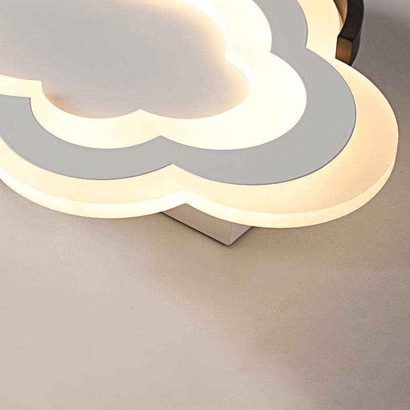 Plafonnier à LED Cloud Kindergarten avec couvercle en acrylique pour protéger les yeux