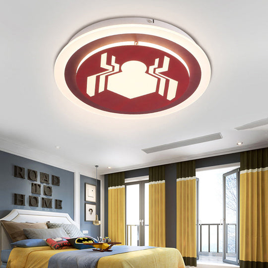Playful Cartoon Ceiling Light for Kindergarten - Acrylic Flush Mount Fixture