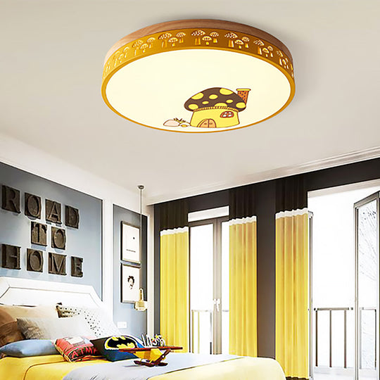 Modern Flush Mount Kindergarten Ceiling Light Fixture