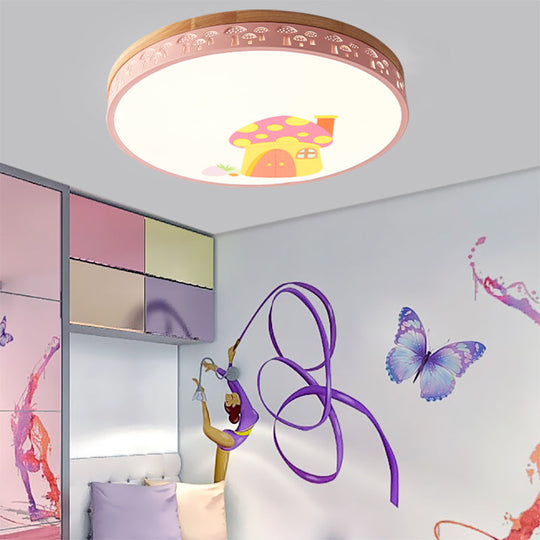 Modern Flush Mount Kindergarten Ceiling Light Fixture
